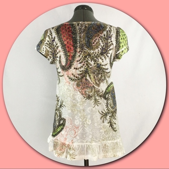 forever 21 💕Paisley Print Summer Top💕 - Picture 2 of 4